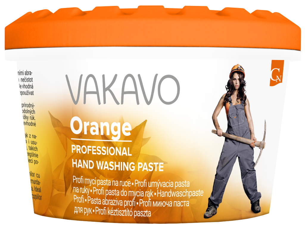 VAKAVO Orange profi mycí pasta na ruce 600 g