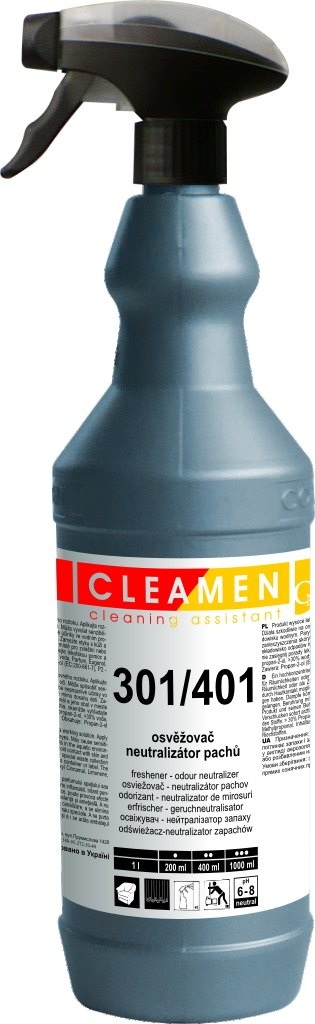 CLEAMEN 301/401 neutralizátor pachů, sanitární 1L