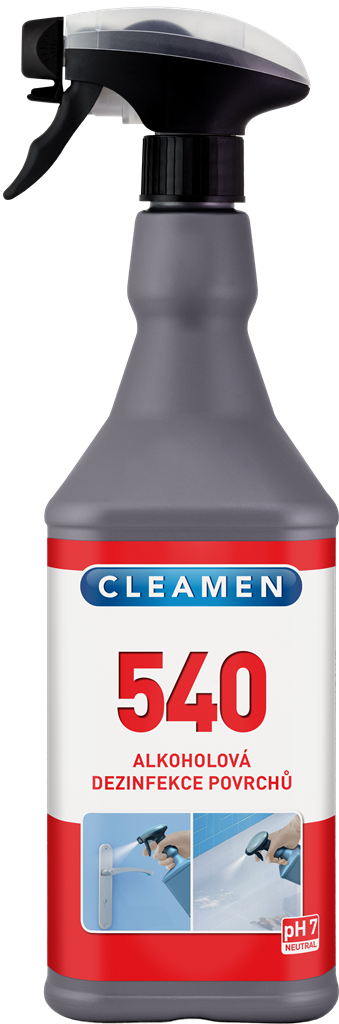 CLEAMEN 540 alkoholová dezinfekce povrchů 1 l