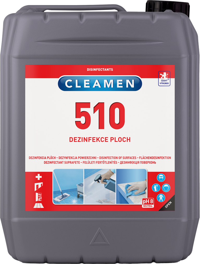 CLEAMEN 510 dezinfekce ploch 5 l