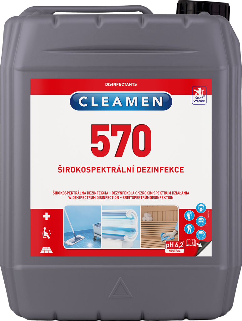 CLEAMEN 570 širokospektrální dezinfekce 5 l