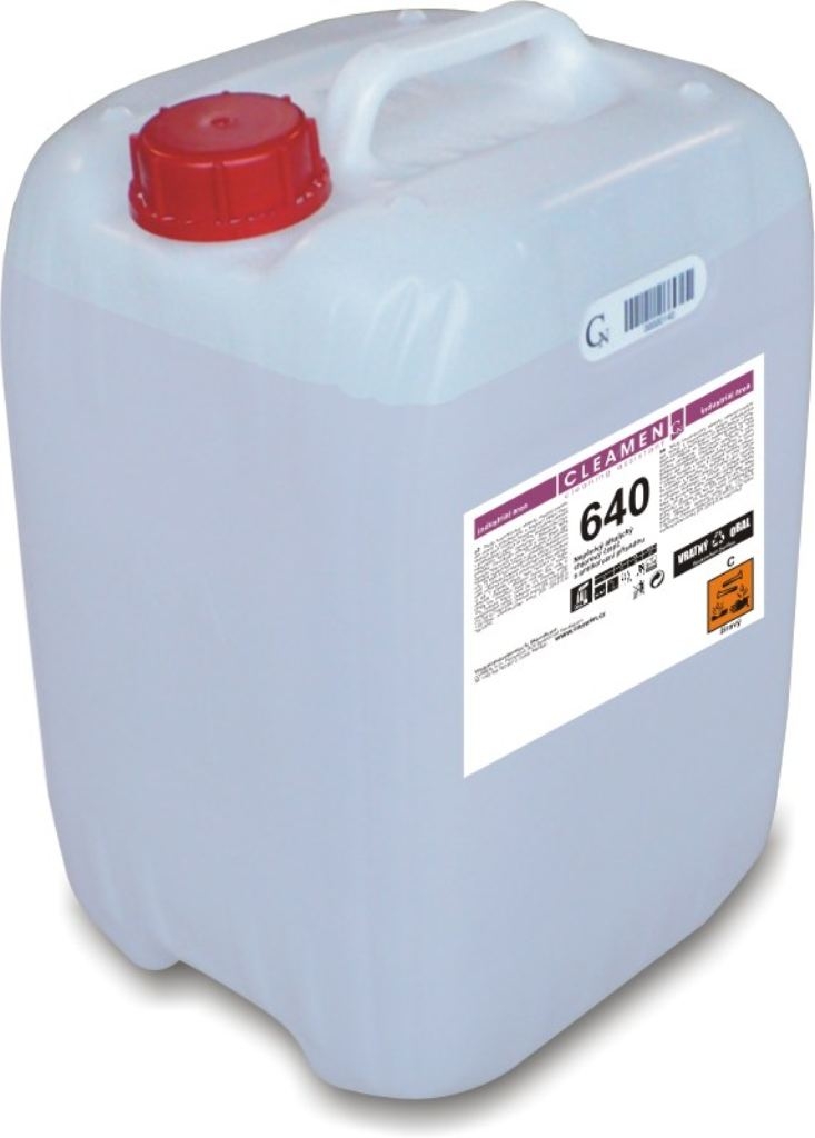 CLEAMEN 640 CAl nepěnivý alkalický chlórový čistič s antikorozní přísadou 22kg