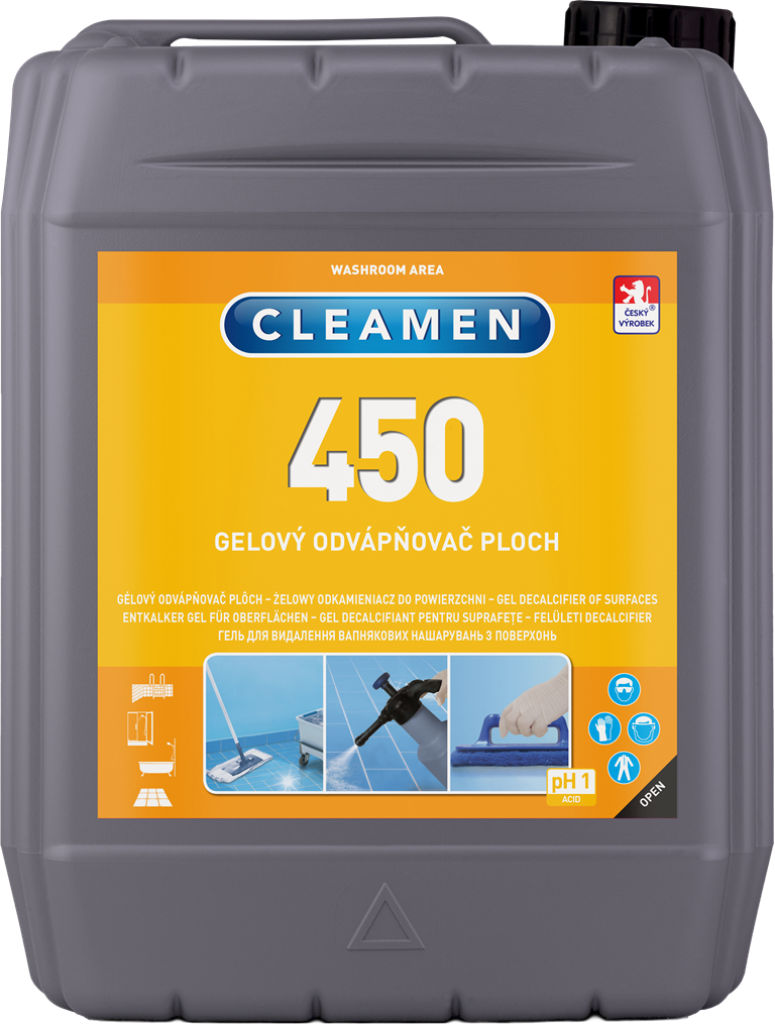 CLEAMEN 450 gelový odvápňovač ploch 5 l