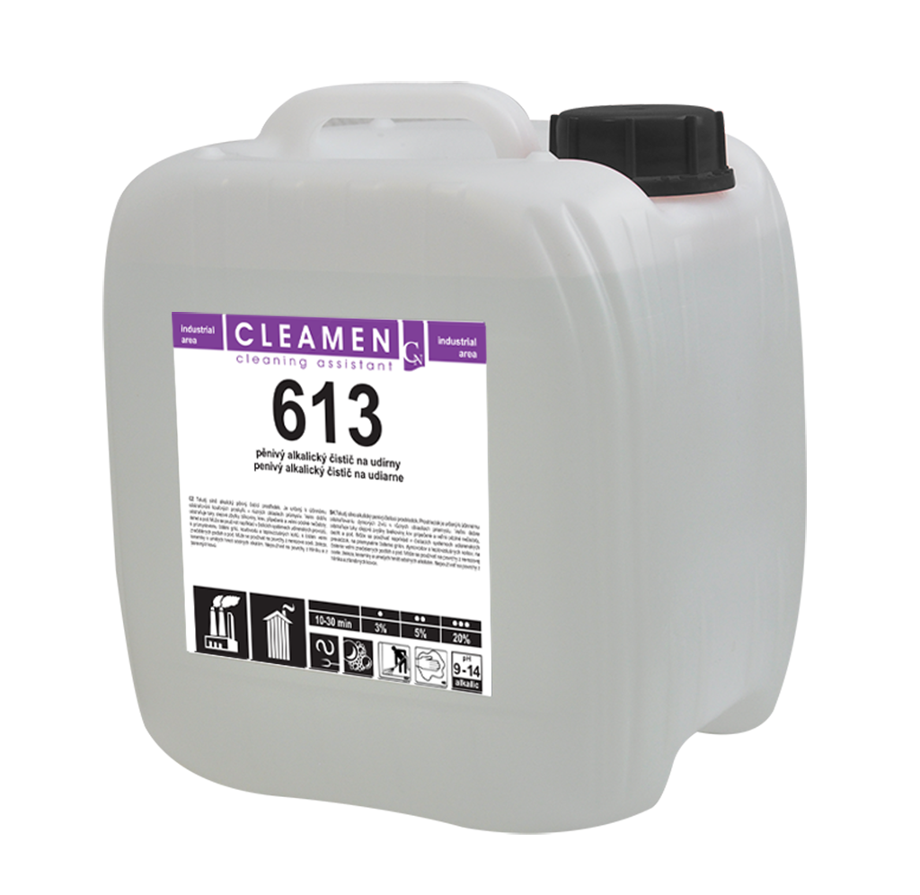 CLEAMEN 613 Pěnivý alkalický čistič na udírny 12 kg