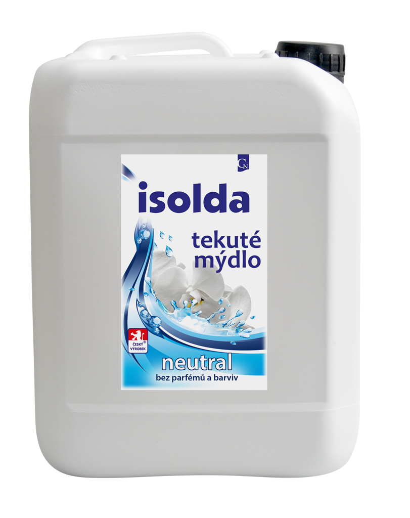 ISOLDA NEUTRAL tekuté mýdlo bez parfému a barviv 5 l