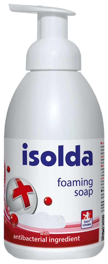 ISOLDA pěnové mýdlo s antibakteriální přísadou 500ml