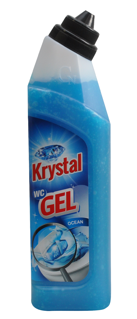 KRYSTALWC gel, modrý 750 ml